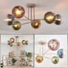 Koyoto Plafondlamp, Kogellampje 78 cm Zandkleurig, 6-lichts