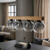 Ripoll Hanglamp, Kogellampje, Hanglamp Natuurlijke kleuren, Zwart, 4-lichts
