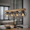 Ripoll Hanglamp, Kogellampje, Hanglamp Natuurlijke kleuren, Zwart, 4-lichts