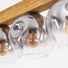 Ripoll Hanglamp, Kogellampje, Hanglamp Natuurlijke kleuren, Zwart, 4-lichts