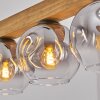 Ripoll Hanglamp, Kogellampje, Hanglamp Natuurlijke kleuren, Zwart, 4-lichts