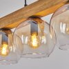 Koyoto Hanglamp, Kogellampje, Hanglamp Natuurlijke kleuren, Zwart, 4-lichts