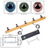 Ripoll Hanglamp, Kogellampje, Hanglamp Natuurlijke kleuren, Zwart, 5-lichts