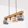Ripoll Hanglamp, Kogellampje, Hanglamp Natuurlijke kleuren, Zwart, 4-lichts