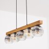 Ripoll Hanglamp, Kogellampje, Hanglamp Natuurlijke kleuren, Zwart, 5-lichts