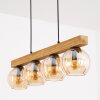 Koyoto Hanglamp, Kogellampje, Hanglamp Natuurlijke kleuren, Zwart, 4-lichts