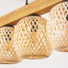Basto Hanglamp, Kogellampje, Hanglamp Natuurlijke kleuren, Zwart, 5-lichts