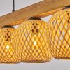 Basto Hanglamp, Kogellampje, Hanglamp Natuurlijke kleuren, Zwart, 5-lichts