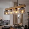 Koyoto Hanglamp, Kogellampje, Hanglamp Natuurlijke kleuren, Zwart, 4-lichts