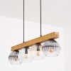 Koyoto Hanglamp, Kogellampje, Hanglamp Natuurlijke kleuren, Zwart, 4-lichts