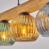 Koyoto Hanglamp, Kogellampje, Hanglamp Natuurlijke kleuren, Zwart, 4-lichts