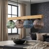 Koyoto Hanglamp, Kogellampje, Hanglamp Natuurlijke kleuren, Zwart, 4-lichts