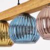 Koyoto Hanglamp, Kogellampje, Hanglamp Natuurlijke kleuren, Zwart, 4-lichts