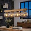 Ripoll Hanglamp, Kogellampje, Hanglamp Natuurlijke kleuren, Zwart, 4-lichts