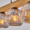Ripoll Hanglamp, Kogellampje, Hanglamp Natuurlijke kleuren, Zwart, 4-lichts