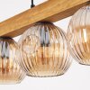 Ripoll Hanglamp, Kogellampje, Hanglamp Natuurlijke kleuren, Zwart, 4-lichts