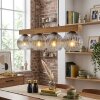 Ripoll Hanglamp, Kogellampje, Hanglamp Natuurlijke kleuren, Zwart, 4-lichts