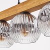 Ripoll Hanglamp, Kogellampje, Hanglamp Natuurlijke kleuren, Zwart, 4-lichts