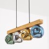 Ripoll Hanglamp, Kogellampje, Hanglamp Natuurlijke kleuren, Zwart, 4-lichts