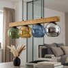 Koyoto Hanglamp, Kogellampje, Hanglamp Natuurlijke kleuren, Zwart, 4-lichts