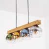 Koyoto Hanglamp, Kogellampje, Hanglamp Natuurlijke kleuren, Zwart, 4-lichts