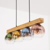 Koyoto Hanglamp, Kogellampje, Hanglamp Natuurlijke kleuren, Zwart, 4-lichts