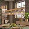 Ripoll Hanglamp, Kogellampje, Hanglamp Natuurlijke kleuren, Zwart, 5-lichts