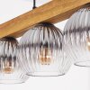 Ripoll Hanglamp, Kogellampje, Hanglamp Natuurlijke kleuren, Zwart, 5-lichts