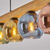 Koyoto Hanglamp, Kogellampje, Hanglamp Natuurlijke kleuren, Zwart, 4-lichts