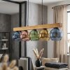 Koyoto Hanglamp, Kogellampje, Hanglamp Natuurlijke kleuren, Zwart, 5-lichts