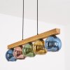 Koyoto Hanglamp, Kogellampje, Hanglamp Natuurlijke kleuren, Zwart, 5-lichts