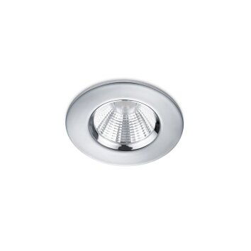 Trio Inbouw armatuur LED Chroom, 1-licht
