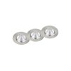 Trio Inbouw armatuur LED Nikkel mat, 3-lichts