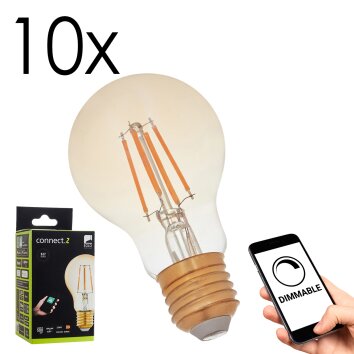 Eglo verlichting E27 LED 5.5 Watt warm wit dimbaar 500 Lumen