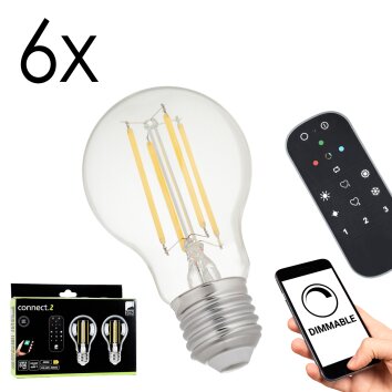 Eglo verlichting E27 LED 6 Watt neutraal wit dimbaar 806 Lumen