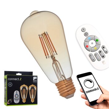 Eglo verlichting E27 LED 5.5 Watt warm wit dimbaar 500 Lumen