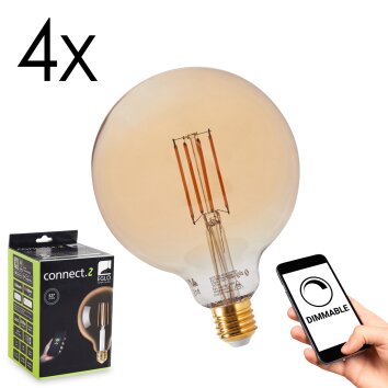 E27 LED 6 Watt warm wit dimbaar 650 Lumen