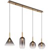 Globo Elisabeth Hanglamp Messing, 4-lichts