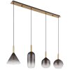 Globo Elisabeth Hanglamp Messing, 4-lichts