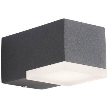 AEG Amity Buiten muurverlichting LED Antraciet, 1-licht