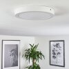 Finsrud Plafondlamp LED Wit, 1-licht