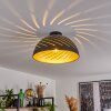 Osina Plafondlamp Zwart, 1-licht