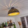 Osina Plafondlamp Zwart, 1-licht