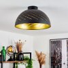 Osina Plafondlamp Zwart, 1-licht
