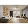 Eglo verlichting & Plafondventilator met verlichting LED houtlook, Wit, 1-licht, Afstandsbediening