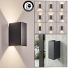 LED buitenwandlamp Hoods met rechthoekige behuizing, 4000 Kelvin neutraal wit, IP44