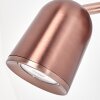 LED Muurspot Lemak in een set van 2 met moderne, draaibare cilindrische spotkop, GU10
