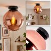 Gastor bolvormige retro plafondlamp E27 voor woonkamer en hal, vintage stijl