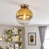 Gastor retro opbouw plafondlamp met bolvormige kap voor woonkamer en hal, E27