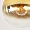 Gastor retro opbouw plafondlamp met bolvormige kap voor woonkamer en hal, E27